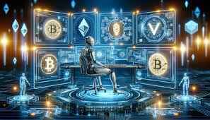 Futuristische AI-Krypto Illustration